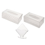 Maxbell Napkin Holder Container Multifunction Tissue Box for Bedroom Counter Cars 22cmx12cmx8cm