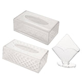 Maxbell Napkin Holder Container Multifunction Tissue Box for Bedroom Counter Cars 22cmx12cmx8cm