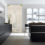 Maxbell Handmade Boho Decor Tapestry Cotton Rope Woven Tapestry for Hotel