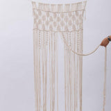 Maxbell Hanging Tapestry Fringe Backdrop Cotton Rope for Dormitories Playroom Porch