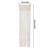 Maxbell Hanging Tapestry Fringe Backdrop Cotton Rope for Dormitories Playroom Porch