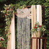 Maxbell Hanging Tapestry Fringe Backdrop Cotton Rope for Dormitories Playroom Porch