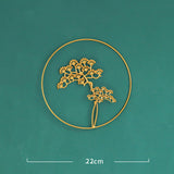 Maxbell Welcome Guests Pine Metal Wall Art Decor for TV Background Bedroom A