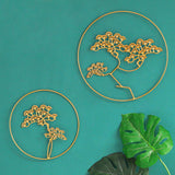 Maxbell Welcome Guests Pine Metal Wall Art Decor for TV Background Bedroom A