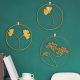 Maxbell Welcome Guests Pine Metal Wall Art Decor for TV Background Bedroom A