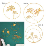 Maxbell Welcome Guests Pine Metal Wall Art Decor for TV Background Bedroom A