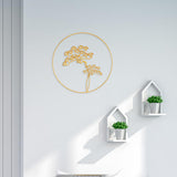 Maxbell Welcome Guests Pine Metal Wall Art Decor for TV Background Bedroom A