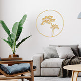 Maxbell Welcome Guests Pine Metal Wall Art Decor for TV Background Bedroom A