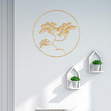 Maxbell Welcome Guests Pine Metal Wall Art Decor for TV Background Bedroom B