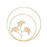 Maxbell Welcome Guests Pine Metal Wall Art Decor for TV Background Bedroom C