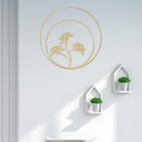 Maxbell Welcome Guests Pine Metal Wall Art Decor for TV Background Bedroom C