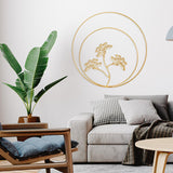 Maxbell Welcome Guests Pine Metal Wall Art Decor for TV Background Bedroom C