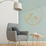 Maxbell Welcome Guests Pine Metal Wall Art Decor for TV Background Bedroom C