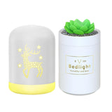 Maxbell USB Humidifier Bedside Night Light LED Air Humidifier for Desktop Home deer