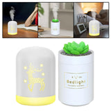 Maxbell USB Humidifier Bedside Night Light LED Air Humidifier for Desktop Home deer
