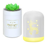 Maxbell USB Humidifier Bedside Night Light LED Air Humidifier for Desktop Home deer