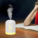 Maxbell USB Humidifier Bedside Night Light LED Air Humidifier for Desktop Home deer