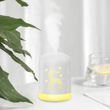 Maxbell USB Humidifier Bedside Night Light LED Air Humidifier for Desktop Home deer