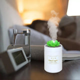 Maxbell USB Humidifier Bedside Night Light LED Air Humidifier for Desktop Home flower