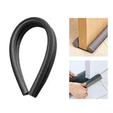 Maxbell Door Draft Stopper Soundproof Anti Collision Durable Protector for Household Black
