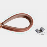 Maxbell Door Draft Stopper Soundproof Anti Collision Durable Protector for Household Brown