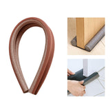Maxbell Door Draft Stopper Soundproof Anti Collision Durable Protector for Household Brown