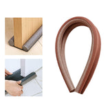 Maxbell Door Draft Stopper Soundproof Anti Collision Durable Protector for Household Brown