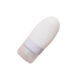 Maxbell Travel Bottles Leakproof Squeezable Refillable for Shampoo Body Wash Liquids White