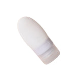 Maxbell Travel Bottles Leakproof Squeezable Refillable for Shampoo Body Wash Liquids White