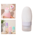 Maxbell Travel Bottles Leakproof Squeezable Refillable for Shampoo Body Wash Liquids White