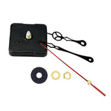Maxbell Quartz Clock Movement Mechanism DIY Wall Clock Movement Part Black and Red
