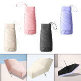 Maxbell Mini Sunny and Rainy Umbrella Wind Resistance for Outdoor Travel  Pink