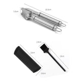 Maxbell Garlic Ginger Squeezer Press with Garlic peelers Crusher Kitchen Tool