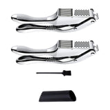 Maxbell 2 in 1 Garlic push to clean Anti Slip Texture seeds Kitchen Lovers with brush