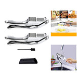 Maxbell 2 in 1 Garlic push to clean Anti Slip Texture seeds Kitchen Lovers with brush