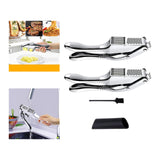 Maxbell 2 in 1 Garlic push to clean Anti Slip Texture seeds Kitchen Lovers with brush