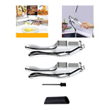 Maxbell 2 in 1 Garlic push to clean Anti Slip Texture seeds Kitchen Lovers with brush