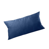 Maxbell Soft Head Cushion Pillow with pillow Versatile for Lounge Headrest blue