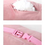 Maxbell Soft Head Cushion Pillow with pillow Versatile for Lounge Headrest pink