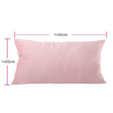Maxbell Soft Head Cushion Pillow with pillow Versatile for Lounge Headrest pink