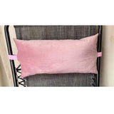 Maxbell Soft Head Cushion Pillow with pillow Versatile for Lounge Headrest pink