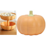 Maxbell Double Layered Candy Tray Dessert Plates Storage box for Decorative Orange
