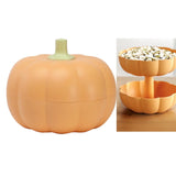 Maxbell Double Layered Candy Tray Dessert Plates Storage box for Decorative Orange