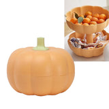 Maxbell Double Layered Candy Tray Dessert Plates Storage box for Decorative Orange