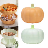 Maxbell Double Layered Candy Tray Dessert Plates Storage box for Decorative Orange