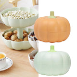 Maxbell Double Layered Candy Tray Dessert Plates Storage box for Decorative Orange