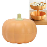 Maxbell Double Layered Candy Tray Dessert Plates Storage box for Decorative Orange