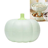 Maxbell Double Layered Candy Tray Dessert Plates Storage box for Decorative Green