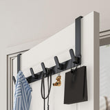 Maxbell Over door Coat Rack Scratch Resistance Anti Slip for Bedroom Office Wall