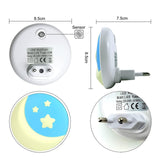 Maxbell 2Pcs Plug evening wall Mounted Environmental Friendly for Kitchen Yellow